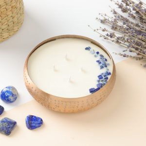 Goddess Saraswati Urli Candle